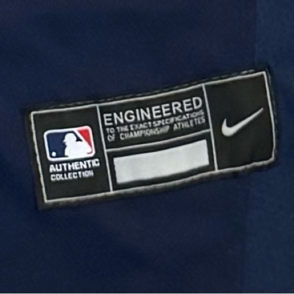 Nike Houston Astros #2 A-Breg Jersey MLB Sz 40 Med Navy/Red/Orange Made USA - Picture 8 of 9